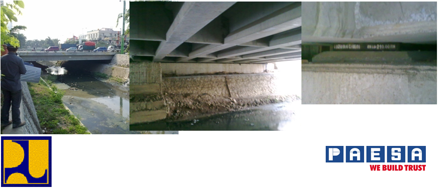 Levelling Mortar application at A. Yani Bridge Road, Bekasi