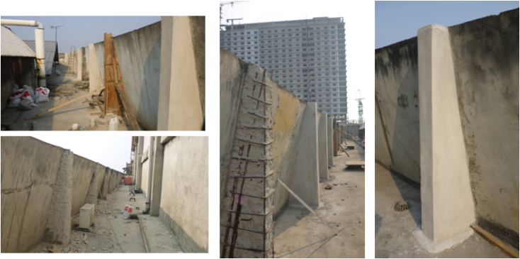 Parapet Column Repair