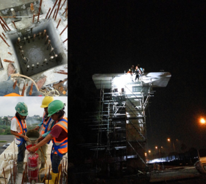 Pier Head Shimming & Grouting @LRT Jabodebek