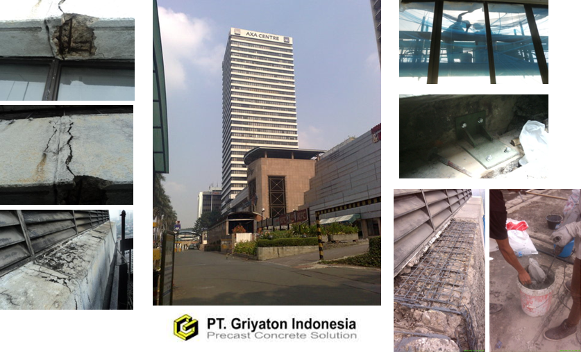 Precast Repair @ Ratu Plaza Office Tower, Jakarta