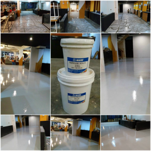Self Leveling Epoxy 1000 micron thickness @Martabak San Francisci, Bandung